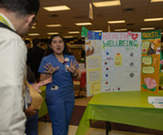 Health medicine student sharing project