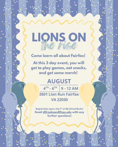 A flyer about freshman orientation