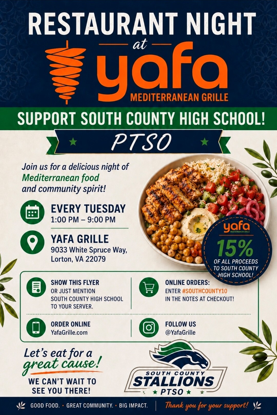 Yafa restaurant night