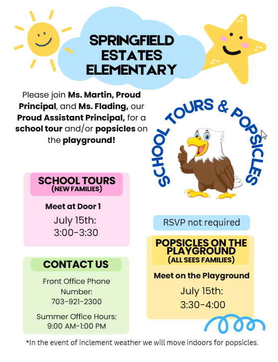 Popsicles and school tours at SEES 