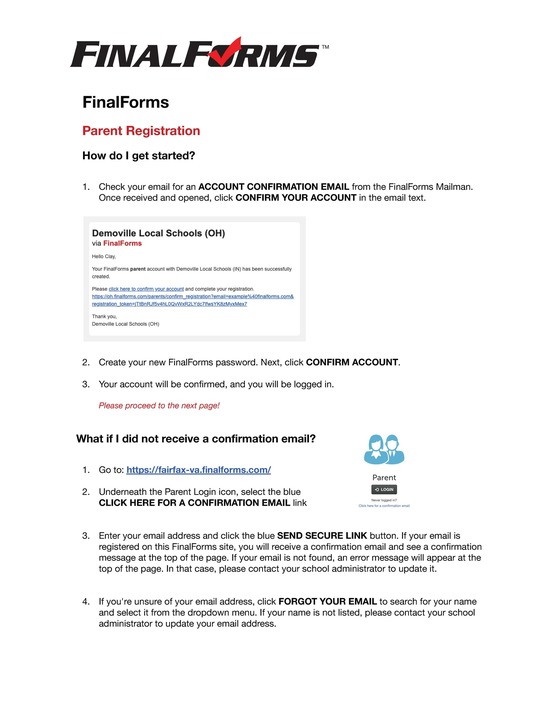 Final Forms Parent Playbook