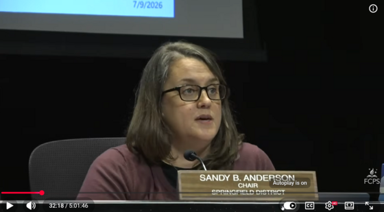 Sandy Anderson Final Chair Remarks