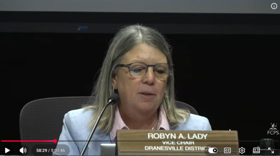 Robyn Lady Chair Speech