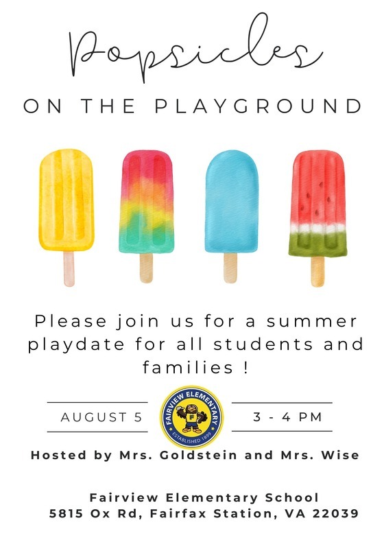 popsicles on the playground flyer