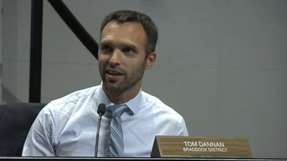 Tom Dannan at Board meeting