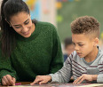 Teacher with Student