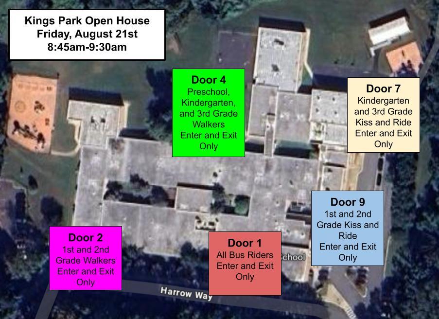 Kings Park Open House Locations