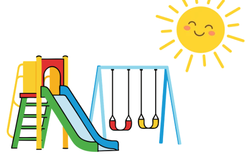 playground with a sun above it