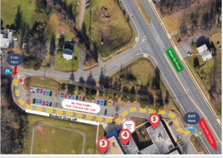 Map of our kiss and ride loop