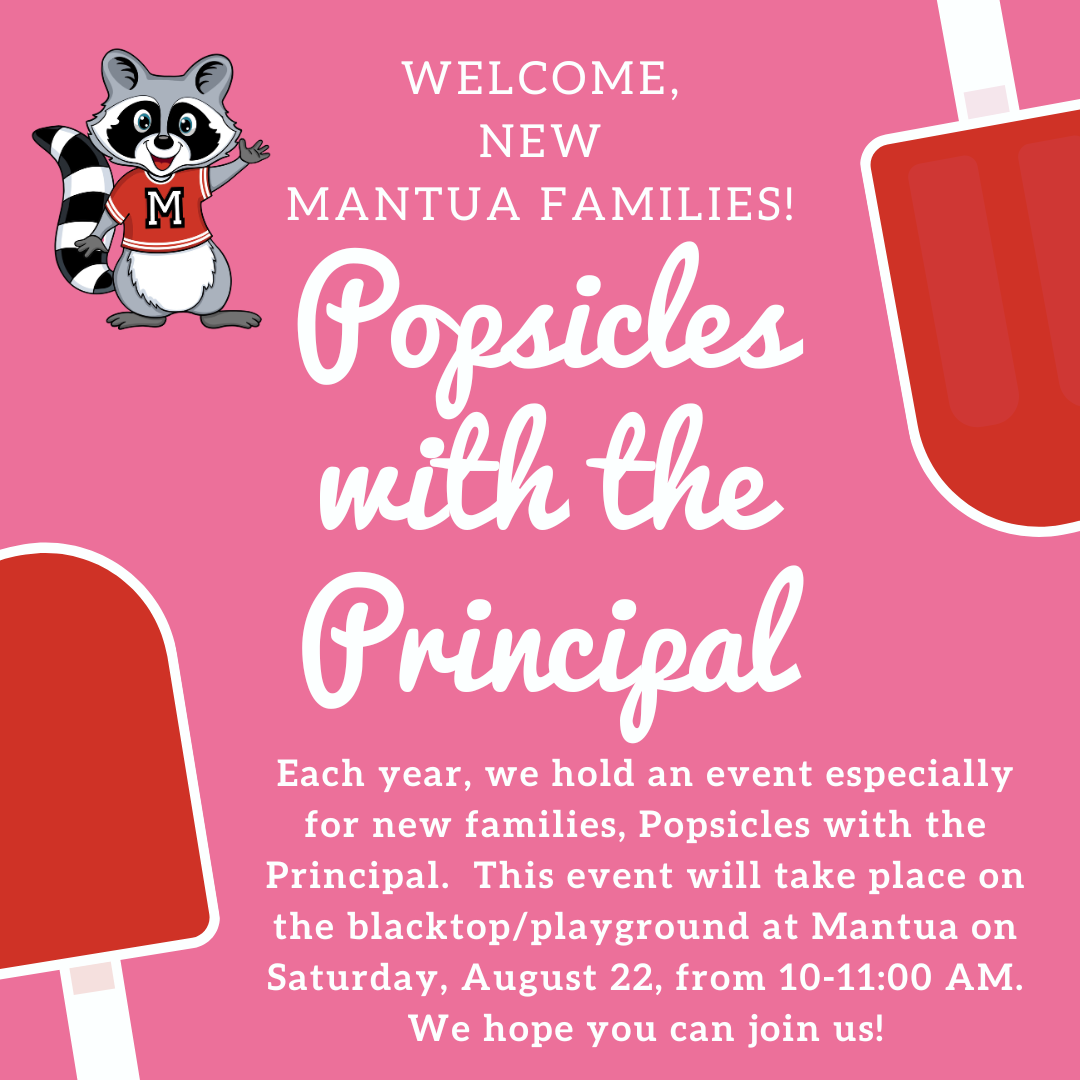Popsicles with the Principal flyer