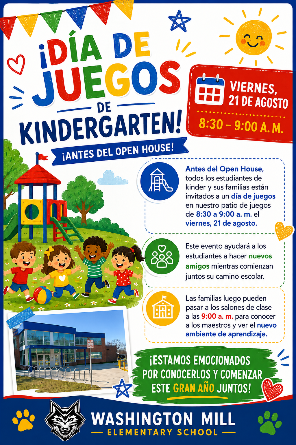 Kindergarten Playdate (spanish)