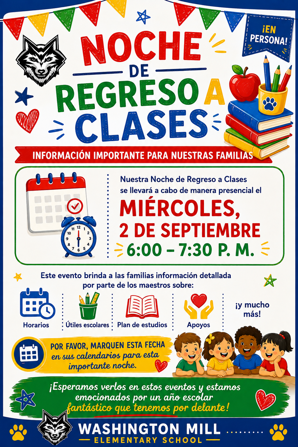 Back to School Night (spanish)