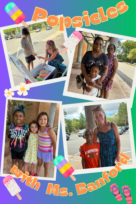 popsicles with principal collage