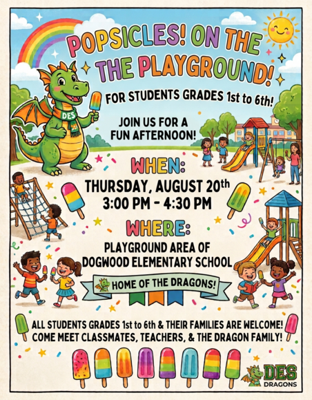 1st - 6th Grade Popsicles on the Playground