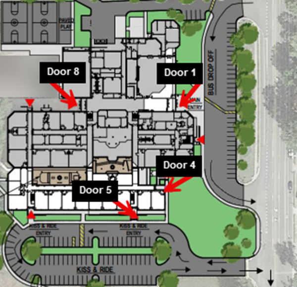 Entrances at Bonnie Brae