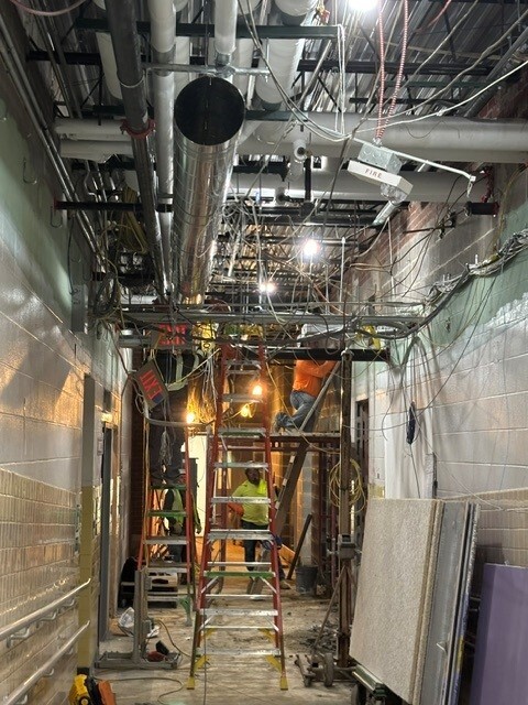 Construction continues