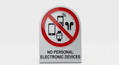 No Personal Electronic Devices