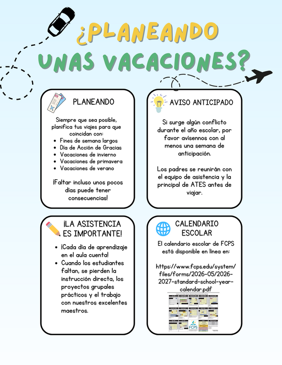 Pautas para planificar unas vacaciones