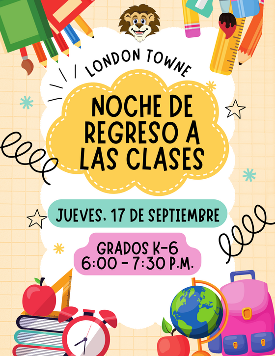 back to school night graphic spanish