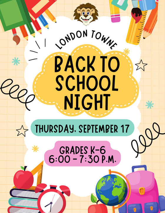 back to school night graphic English