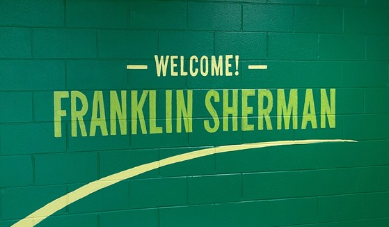 Image of our beautiful new welcome mural painted this summer by a team led by our wonderful art teacher Ms Eaton.