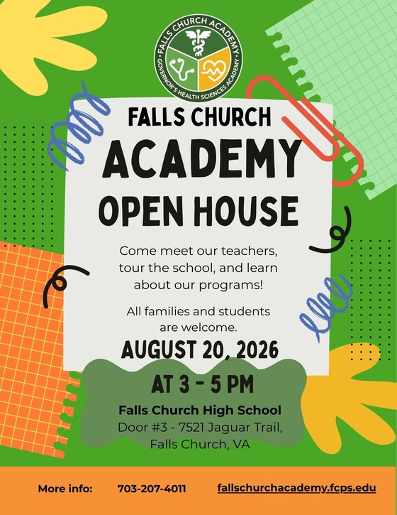 Academy Open House flyer