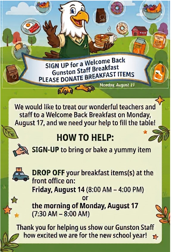teacher breakfast
