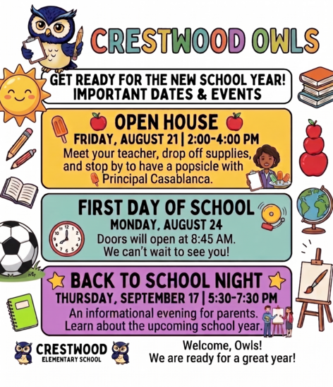 Important Dates and Information