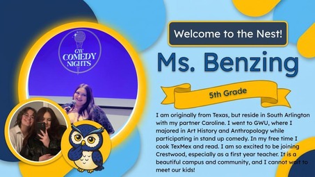 Ms. Benzing, 5th Grade