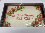 Cake for New Teachers and Staff