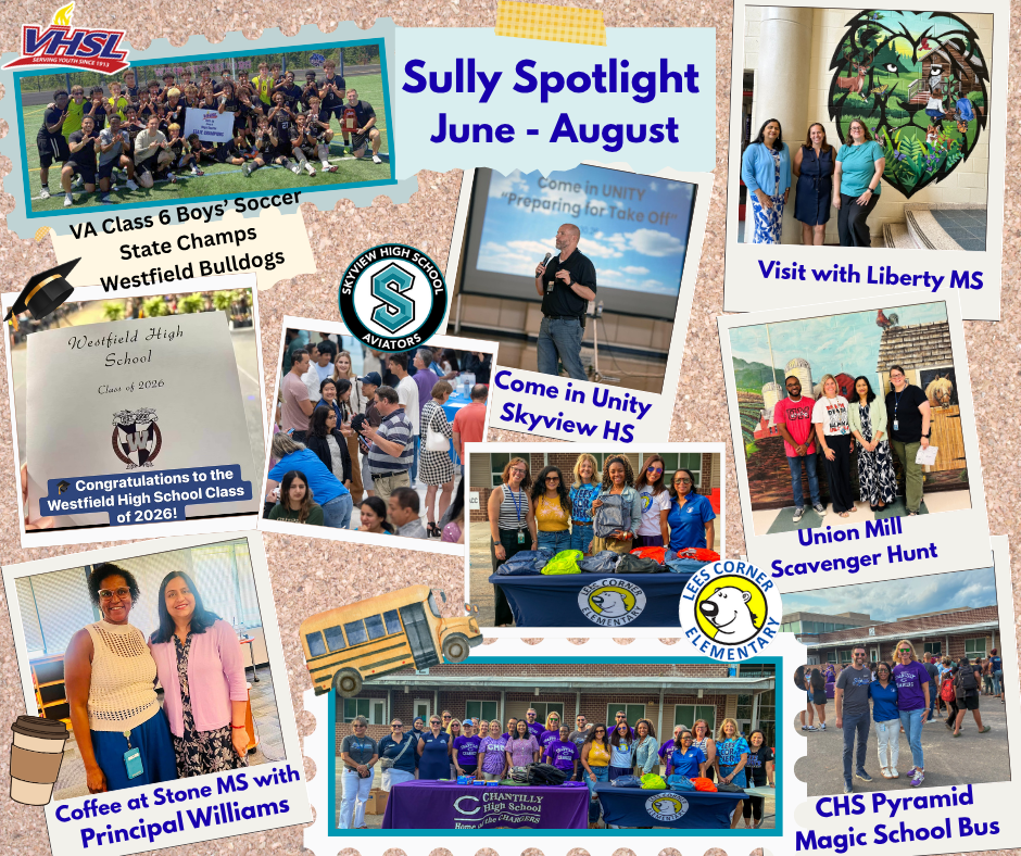 A collage of pictures from different events this summer.