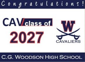 Cav Class of 2027 Yard Sign