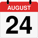 aug 24 calendar clip art