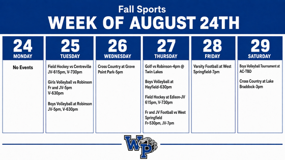 Week of 8/24