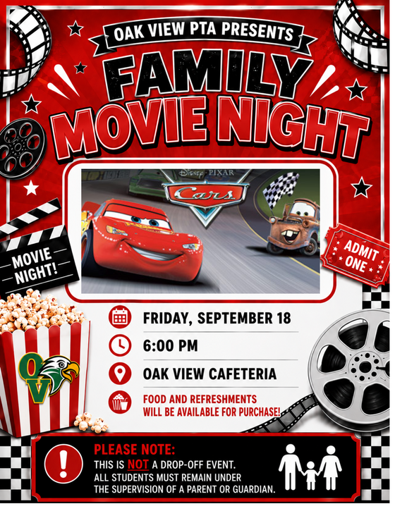 Sept 18 family movie night 