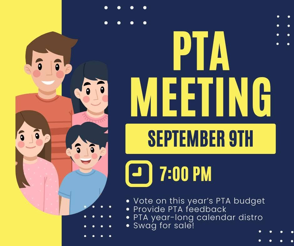 pta meeting flyer