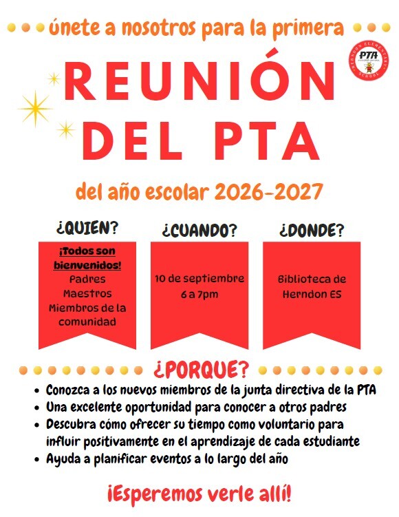 PTA Meeting Spanish