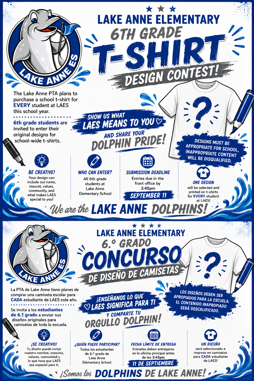 T-shirt Design Contest for 6th Graders