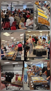 welcome breakfast collage