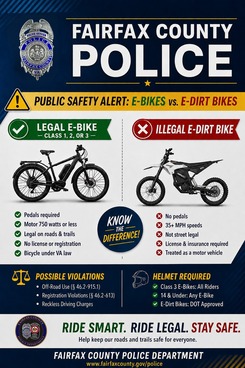 FCPD E-Bike vs. E-Dirt Bike