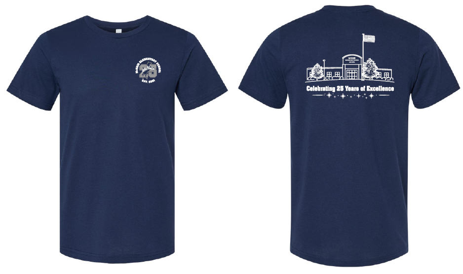 navy blue t-shirt