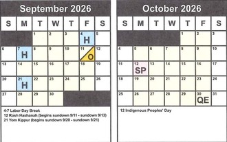 Sep - Oct 2026
