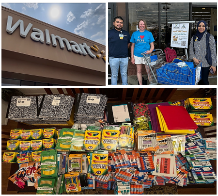 Walmart School Supply Drive Photos