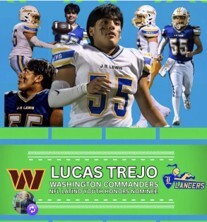 Lewis HS Football Player photo