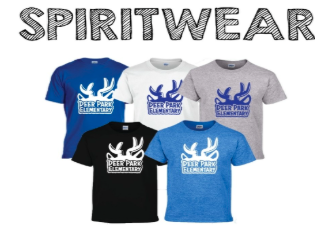 blue white and black tshirts with pta logo