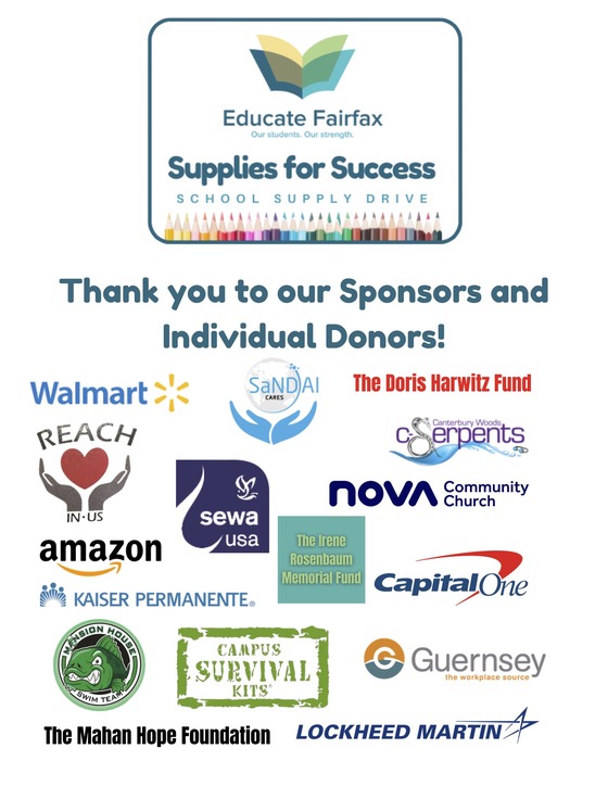 thank you donors