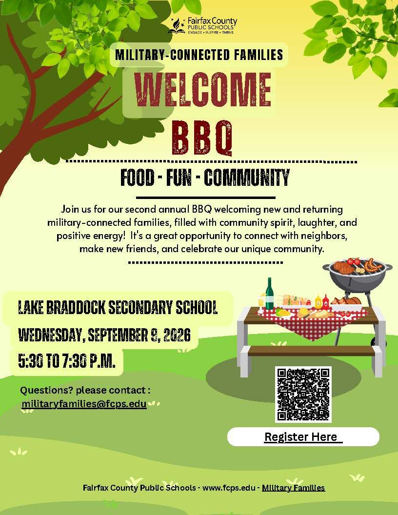 Military connected families BBQ 