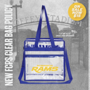 Clear Robinson Rams bag for sale