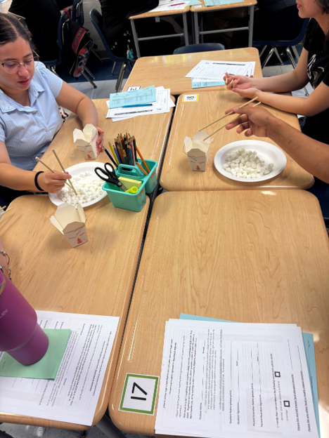 Students in Nutrition and Wellness Class
