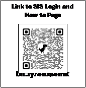 QR code to access SIS ParentVUE